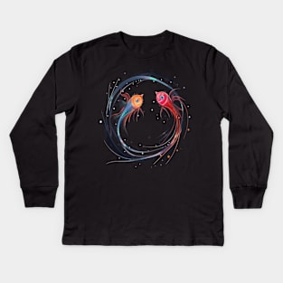 Oarfish Valentine Day Kids Long Sleeve T-Shirt